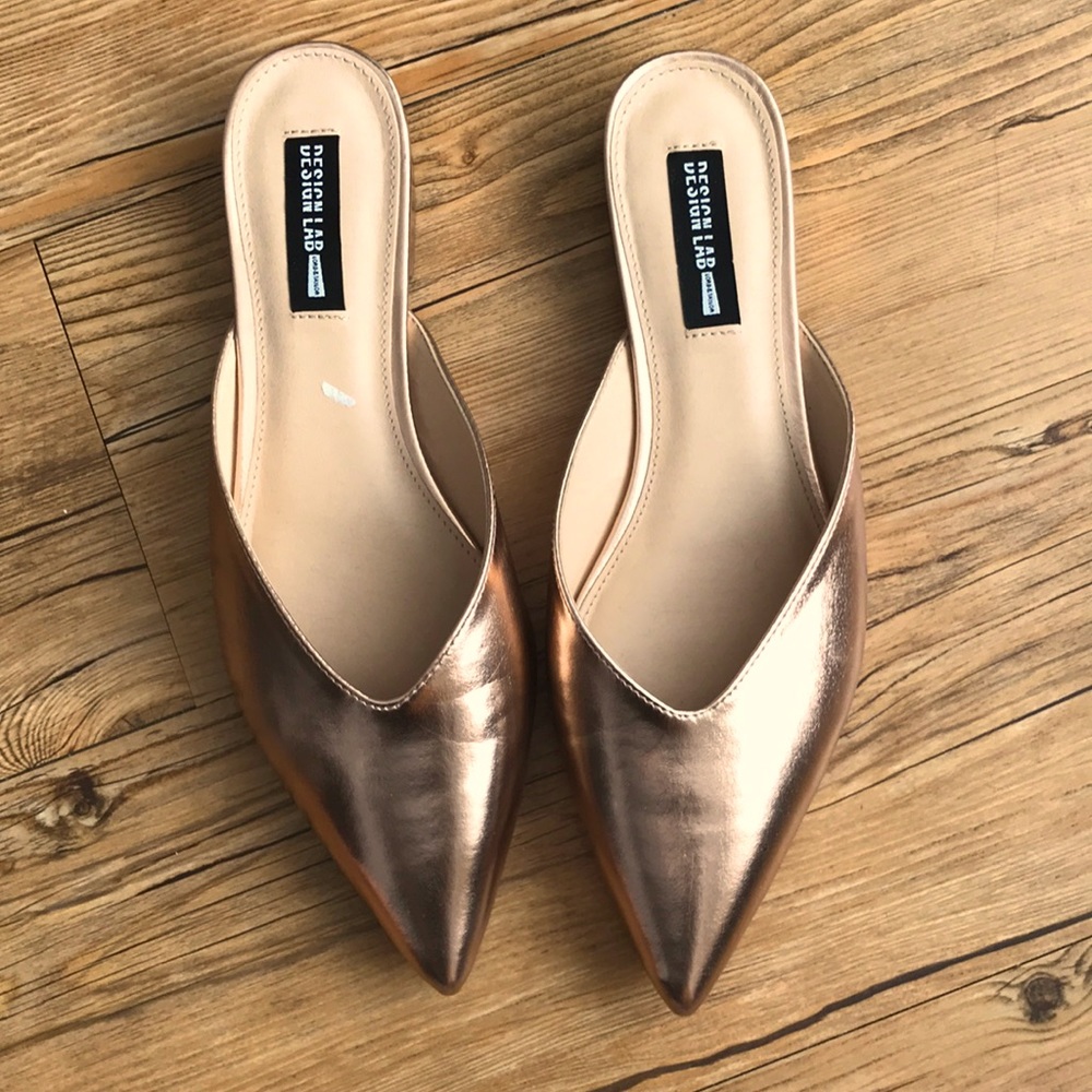 Rose Gold Slip Ons
